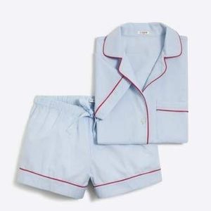 J Crew Short Sleeve Pajama Set